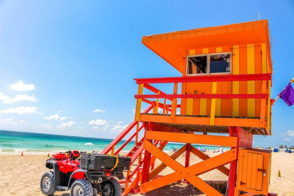 2 Bedroom 2 Bath With Patio On 11Th Collins Ave Miami Beach Exterior photo